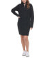 Фото #1 товара Платье-свитер с высоким воротником для женщин Calvin Klein Jeans