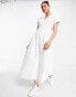 Фото #4 товара InWear Ville tie bodice cotton midi dress in white