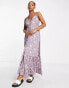 Raga Baran printed maxi dress in pink