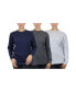 ფოტო #1 პროდუქტის Women's Loose Fit Waffle Knit Thermal Shirt, Pack of 3