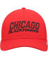 Фото #3 товара Men's Red Chicago Blackhawks 2021 Locker Room AEROREADY Flex Hat