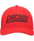 Men's Red Chicago Blackhawks 2021 Locker Room AEROREADY Flex Hat