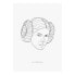 Фото #2 товара Wandbild Star Wars Force Faces Leia