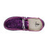 Фото #4 товара Corkys Kayak Glitter Slip On Womens Purple Flats Casual 51-0127-501