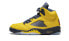 Jordan Air Jordan 5 sp michigan 防滑 中帮 复古篮球鞋 男女同款 黄色