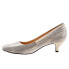 Фото #4 товара Trotters Kiera T1805-065 Womens Beige Leather Slip On Pumps Heels Shoes 7