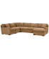 Radley 5-Pc. Fabric Chaise Sectional Sofa with Corner Piece, Created for Macy's