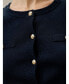 ფოტო #3 პროდუქტის Women's Wool Button-Front Sweater Lady Jacket for Women