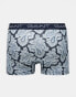 GANT 3 pack boxers with logo waistband in blues