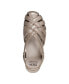 Фото #4 товара Women's Berri Woven Casual Round Toe Slingback Sandals
