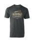 Фото #4 товара Men's Heathered Charcoal Aric Almirola Vintage-Like Rookie T-shirt