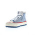 Фото #4 товара Diesel S-Principia Mid W Womens Blue Canvas Lifestyle Sneakers Shoes