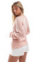 ASOS DESIGN button detail bias top in pink Розовый, 42 - фото #2