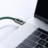 Фото #11 товара Kabel przewód w oplocie USB-C USB-C 100W z wyświetlaczem miernikiem mocy 1m zielony