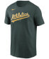 ფოტო #1 პროდუქტის Oakland Athletics Men's Swoosh Wordmark T-Shirt