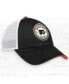 Men's Black, White Philadelphia Flyers Iconic Gradient Trucker Snapback Hat