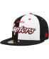 Фото #1 товара Men's Black, White Toronto Raptors Griswold 59FIFTY Fitted Hat