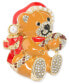 Gold-Tone Pavé & Imitation Pearl Teddy Bear Pin, Created for Macy's