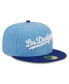 Фото #6 товара Men's Light Blue Los Angeles Dodgers Cooperstown Collection Retro City 59FIFTY Fitted Hat