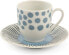 Фото #5 товара Villa d'Este Home Tivoli, Marea Set of 6 Porcelain Coffee Cups with Saucers, 90 ml
