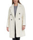 Women's Double-Breasted Bouclé Walker Coat