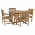 Фото #1 товара Набор садовой мебели DKD Home Decor Table set with 4 chairs 75 cm 120 x 120 x 75 cm