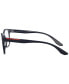 PS 02NV Men's Square Eyeglasses