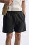 Linen - cotton bermuda shorts