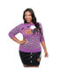 ფოტო #1 პროდუქტის Plus Size Pullover Sweater