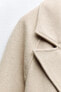 Фото #18 товара Пальто из смесовой шерсти с поясом ZARA