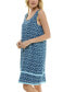 ფოტო #5 პროდუქტის Women's Printed Tassel-Trim Tank Nightgown