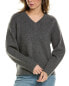 Фото #1 товара Vince Dropped-Shoulder V-Neck Wool & Cashmere-Blend Pullover Women's