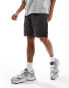 Фото #1 товара Brave Soul multi pocket tech cargo shorts in dark grey