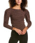 Фото #1 товара Nation Ltd Aurora Open Back 80'S Top Women's Brown Xl