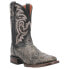 Dan Post Boots Dillinger Full Quill Ostrich Embroidered Square Toe Cowboy Mens