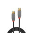 Фото #3 товара Lindy 3m USB 3.2 Type A Extension Cable - Anthra Line - 3 m - USB A - USB A - USB 3.2 Gen 1 (3.1 Gen 1) - 5000 Mbit/s - Black