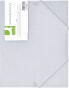 Фото #1 товара Q-Connect Teczka z gumką PP, A4, 400mikr., 3-skrz., transparentna biała