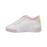 Фото #3 товара Puma Cali Bouquet Floral Lace Up Toddler Girls White Sneakers Casual Shoes 3882