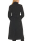 Фото #2 товара Women's Double-Breasted Belted Wool Blend Trench Coat