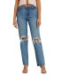 Фото #1 товара Women's Relaxed Straight-Leg Jeans