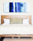 Фото #4 товара 'Shorebreak Abstract B' Frameless Free Floating Tempered Glass Panel Graphic Wall Art - 63" x 24''
