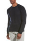 Vince Mixed Rib Crewneck Sweater Men's Blue S