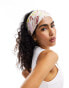 ASOS DESIGN skinny headscarf in paisley in white