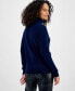 Фото #2 товара 100% Cashmere Women's Turtleneck Sweater, Regular & Petites, Created for Macy's