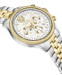 ფოტო #5 პროდუქტის Men's Chronograph Colonne Ion Plated Stainless Steel Bracelet Watch 44mm