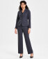 Фото #1 товара Women's Two-Button Pinstripe Blazer