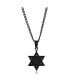 ფოტო #1 პროდუქტის Stainless Steel Polished Star of David Necklace