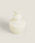 (465 g) white petals scented candle candlestick