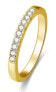 Gold-plated silver ring with AGG189 crystals
