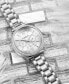 ფოტო #4 პროდუქტის Women's Silver-Tone Link Bracelet Multi-Function Watch 40mm
